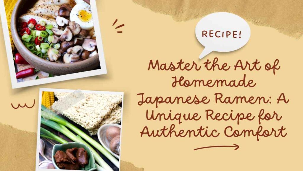 Japanese Ramen recipe
