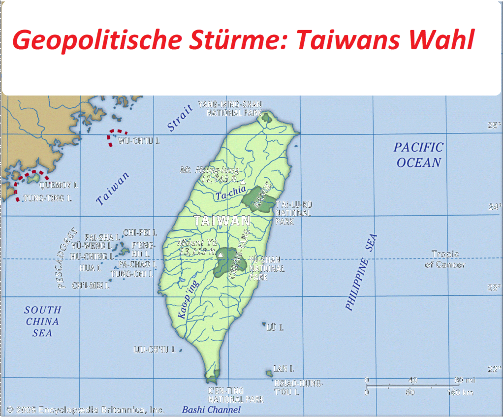 Geopolitische Stürme: Taiwans Wahl