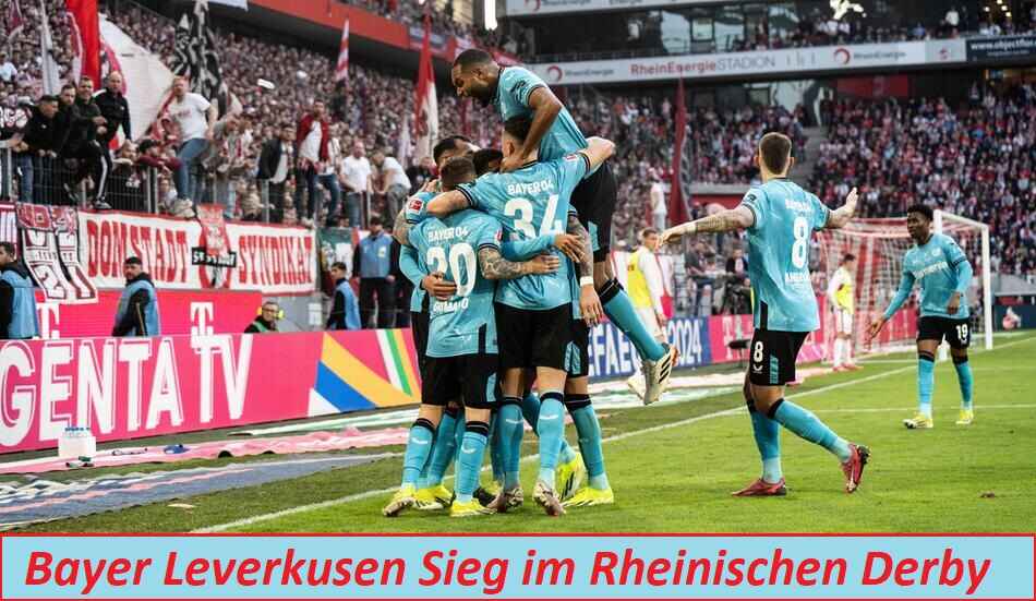 Bayer Leverkusen Sieg im Rheinischen Derby
